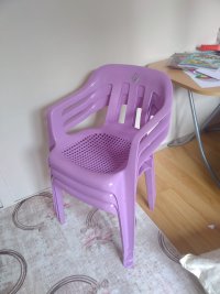 2.el plastik sandalye